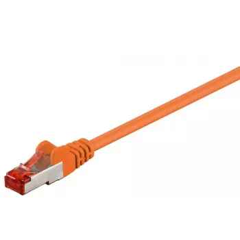 Networking Cable Goobay 95456 0.25m Cat6 S/FTP Orange