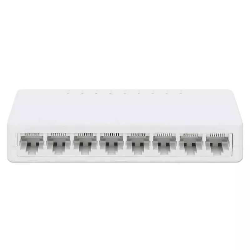 Manhattan 8-Port Fast Ethernet Switch, Plastic, Three Year Warranty, Box