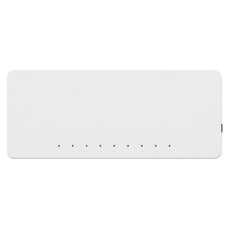 Manhattan 8-Port Fast Ethernet Switch, Plastic, Three Year Warranty, Box