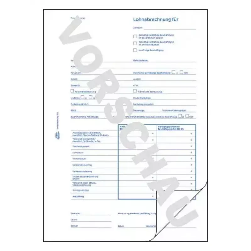 Administration Book Avery 506 Blue White