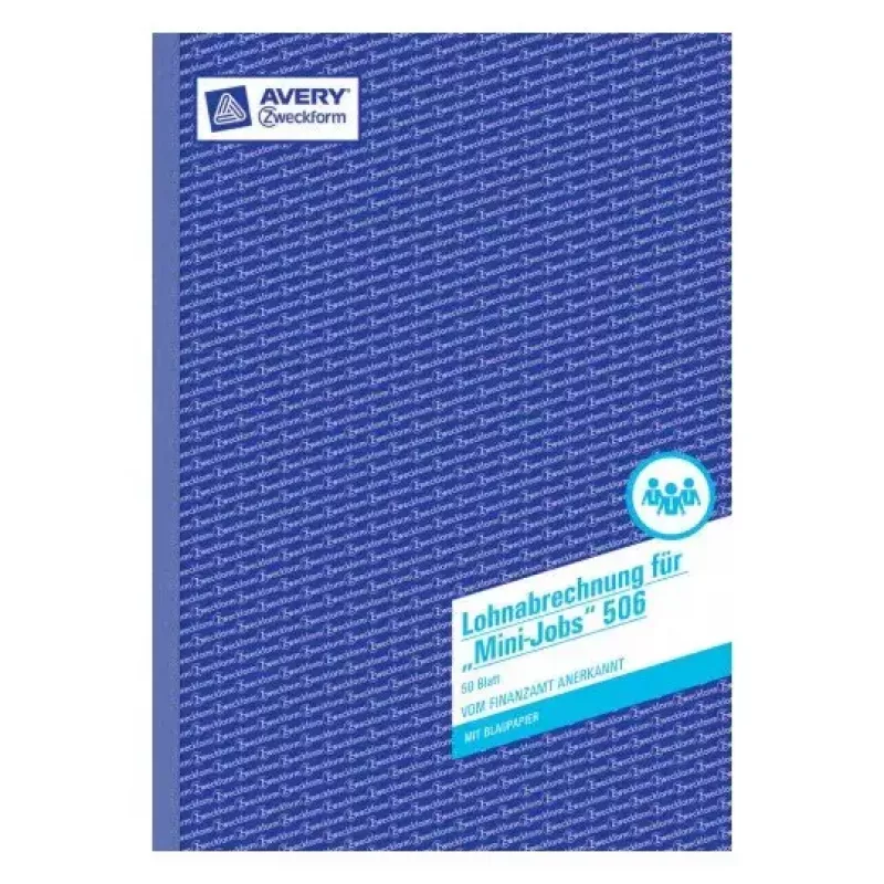 Administration Book Avery 506 Blue White