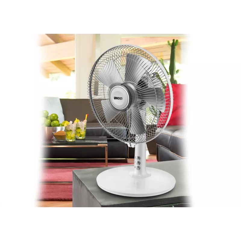 Unold 86810 household fan Silver, White