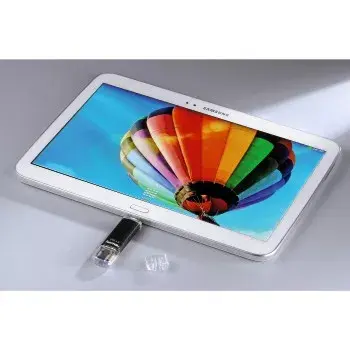 Hama Laeta Twin USB Flash Drive, USB 3.0, 128 GB, 40 MB/s, black