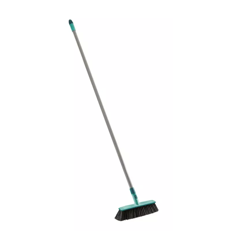 Indoor soft-bristle broom Leifheit 45032 – soft bristles for delicate floors, lightweight handle