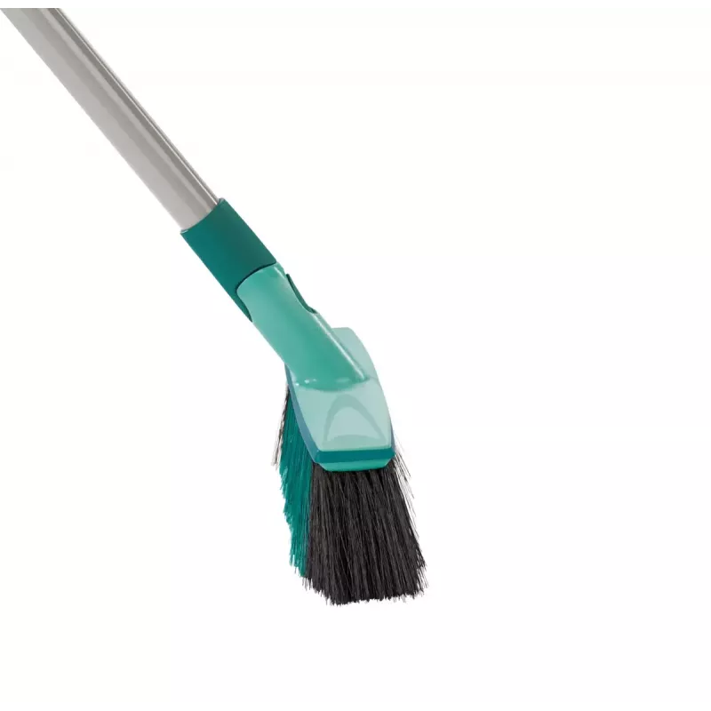 Indoor soft-bristle broom Leifheit 45032 – soft bristles for delicate floors, lightweight handle