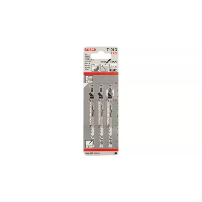 Jigsaw blade Bosch T 101 D Clean for Wood