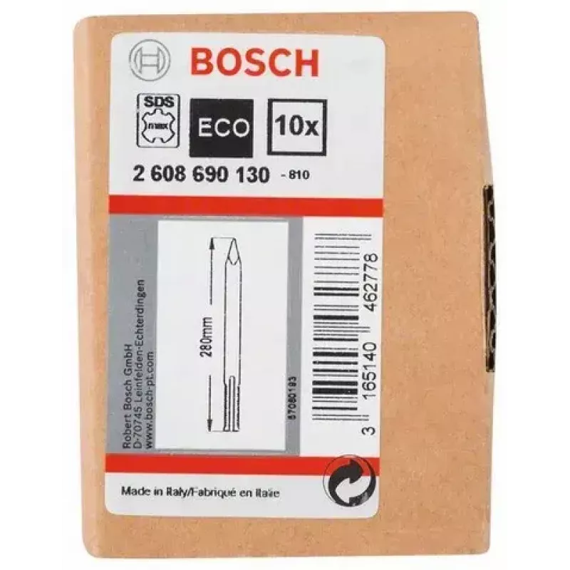 Rotary hammer chisel attachment Bosch 2 608 690 130 stainless steel 280 mm