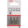 Screwdriver bit Bosch 2607001722 extra hard Hex 3 mm 25 mm 3 pcs