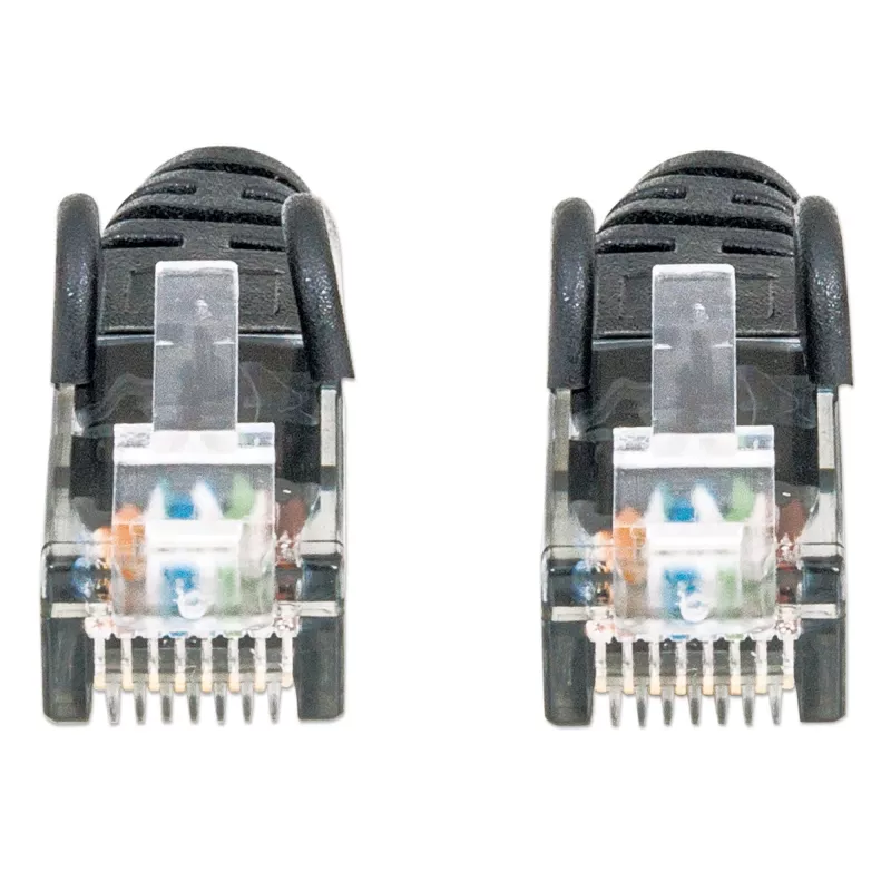 Intellinet Network Patch Cable, Cat6, 20m, Black, CCA, U/UTP, PVC, RJ45, Gold Plated Contacts, Snagless, Booted, Lifetime Warranty