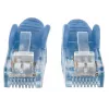 Intellinet Network Patch Cable, Cat6, 20m, Blue, CCA, U/UTP, PVC, RJ45, Gold Plated Contacts, Snagless, Booted, Lifetime Warranty