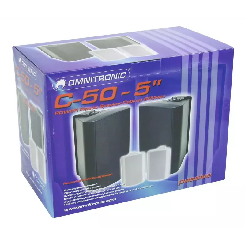 2-way loudspeaker Omnitronic 11036714 40 W