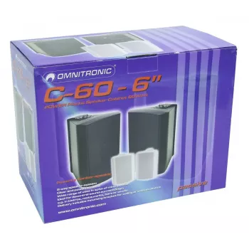 2-way Loudspeaker Omnitronic 11036718 Black Wired 50 W
