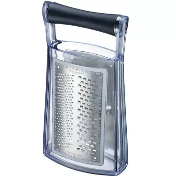 Box grater Westmark Trio Black Transparent Plastic Stainless steel
