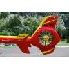 Rotorcraft model REVELL EC135 Air-Glaciers assembly kit, scale 1:72, length 143 mm, rotor Ø 140 mm