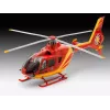 Rotorcraft model REVELL EC135 Air-Glaciers assembly kit, scale 1:72, length 143 mm, rotor Ø 140 mm