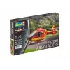 Rotorcraft model REVELL EC135 Air-Glaciers assembly kit, scale 1:72, length 143 mm, rotor Ø 140 mm