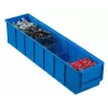 Small parts box Allit 456540 Polypropylene Blue 91x400x81 mm