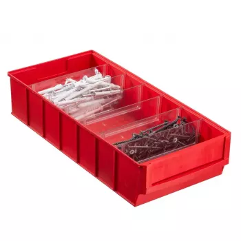 Storage box Allit ProfiPlus ShelfBox 400B Red