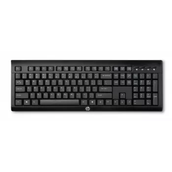 HP K2500 Wireless Keyboard, Full-size (100%), Wireless, RF Wireless, Black