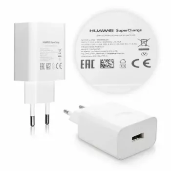 USB-C Charger HUAWEI HW-050450E00 QuickCharge 5A White — USB-C power adapter