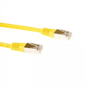 ACT Yellow 10 meter F/UTP CAT5E patch cable with RJ45 connectors