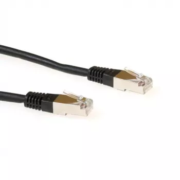 ACT Black 3 meter F/UTP CAT5E patch cable with RJ45 connectors