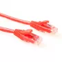 ACT Red 1.5 meter U/UTP CAT5E patch cable component level with RJ45 connectors