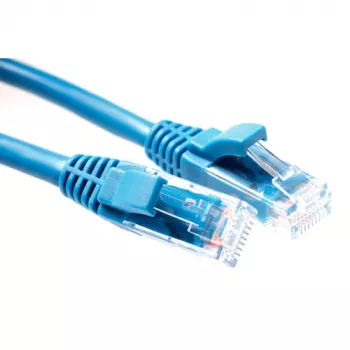 ACT Blue 10 meter U/UTP CAT5E patch cable component level with RJ45 connectors