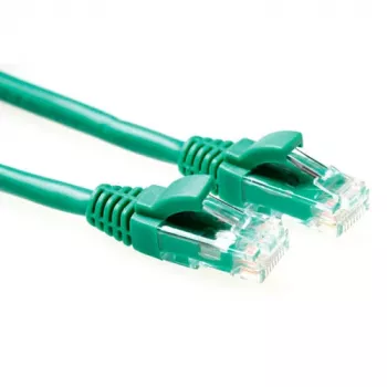 ACT Green 10 meter U/UTP CAT5E patch cable component level with RJ45 connectors