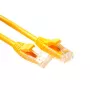 ACT Yellow 1.5 meter U/UTP CAT5E patch cable component level with RJ45 connectors
