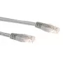 ACT Grey 0.25 meter LSZH U/UTP CAT6A patch cable with RJ45 connectors