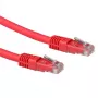 ACT Red 7 meter LSZH U/UTP CAT6A patch cable with RJ45 connectors