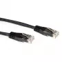 ACT Black 2 meter LSZH U/UTP CAT6A patch cable with RJ45 connectors