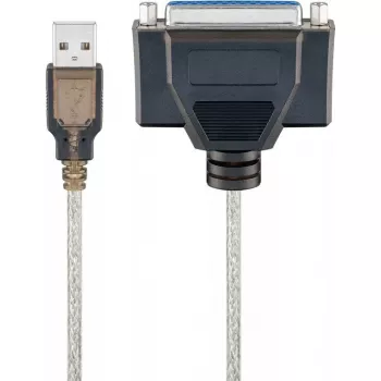 USB Printer Cable Goobay 95433 Transparent 1.5m