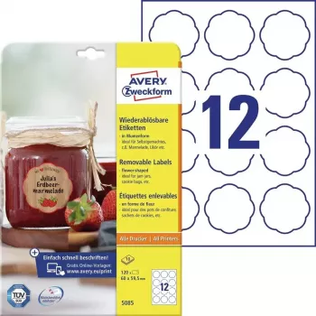 Self-adhesive printer label Avery 5085