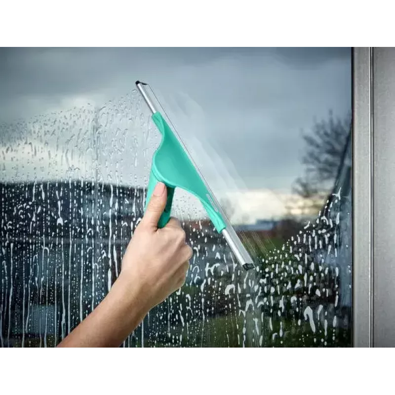 Window cleaning tool Leifheit 51522, 40 cm green, squeegee and window washer