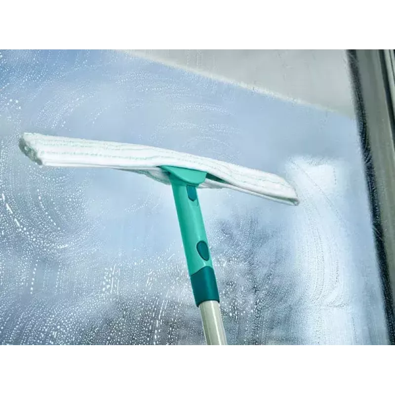 Window cleaning tool Leifheit 51522, 40 cm green, squeegee and window washer