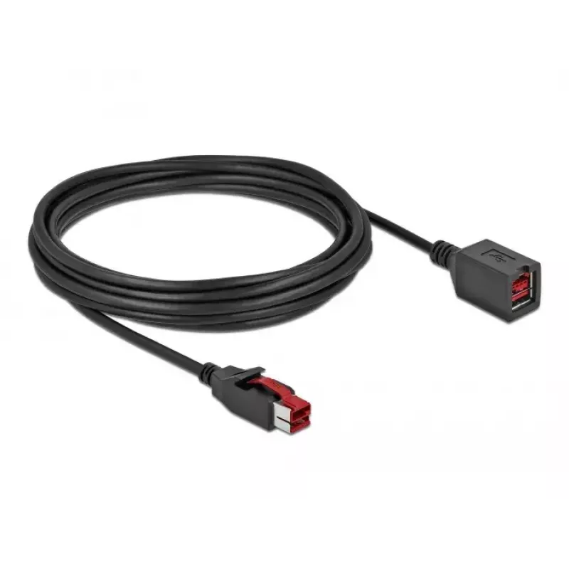 Powered USB extension cable DeLOCK 85989 24 V 5 m