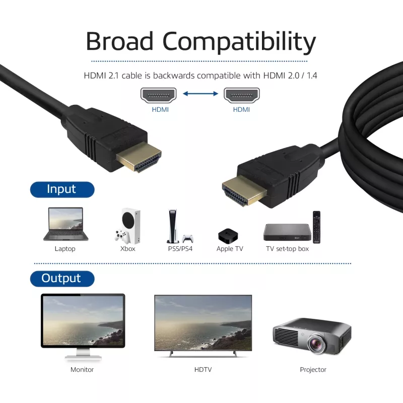 ACT 3 meters HDMI 8K Ultra High Speed cable v2.1 HDMI-A male - HDMI-A male