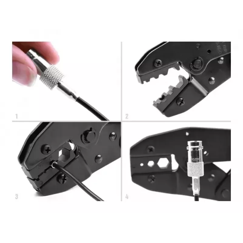 Ratchet Cable Crimper DeLOCK 90533