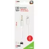 Audio Cable 2GO 797218 1m 3.5mm Lightning White