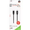 Lightning cable 2GO 797162 1 m Black USB C