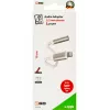 Audio Cable 2GO 797294 3.5mm Female to Lightning Male 0.1m White