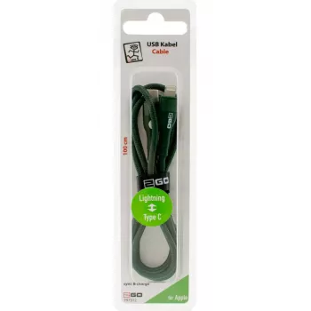 Lightning Cable 2GO 797312 1m Green USB C Connector