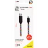 USB cable 2GO 797145 1m USB B Micro-USB B Multicolour