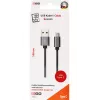 USB cable 2GO 795812 USB 3.2 Gen 1 1m USB B USB C Grey
