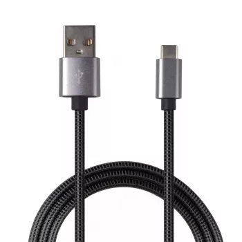 USB cable 2GO 795812 USB 3.2 Gen 1 1m USB B USB C Grey