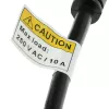 ACT Powercord C14 - Type F female (max. current 10A) black 0.6 m