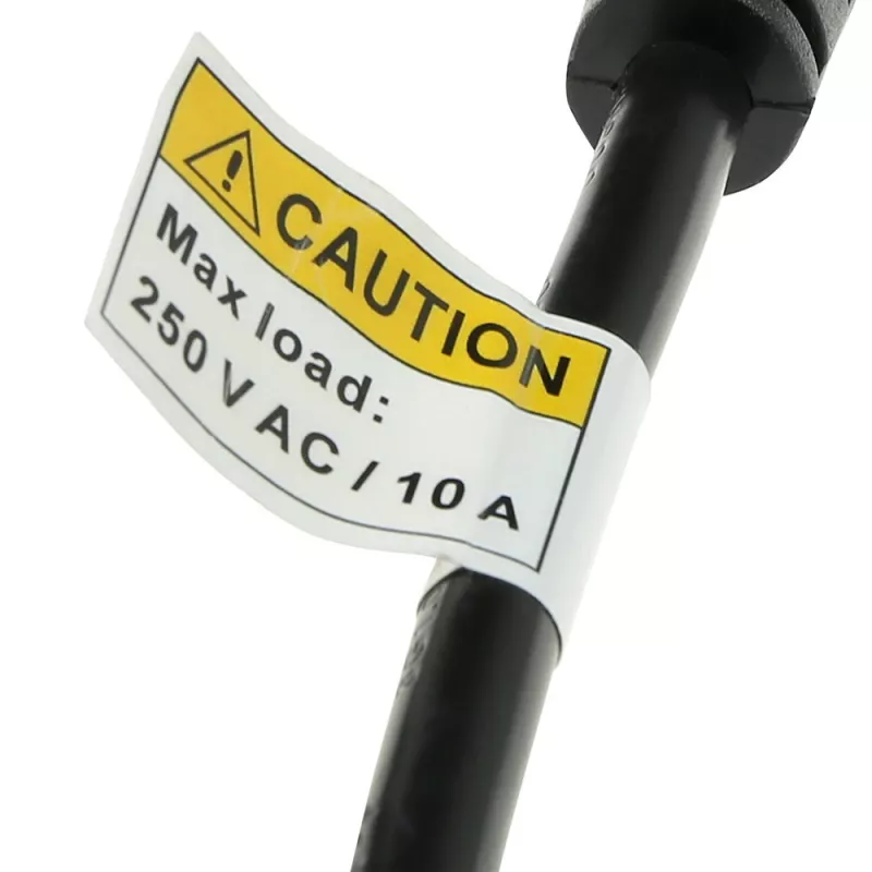 ACT Powercord C14 - Type F female (max. current 10A) black 0.6 m