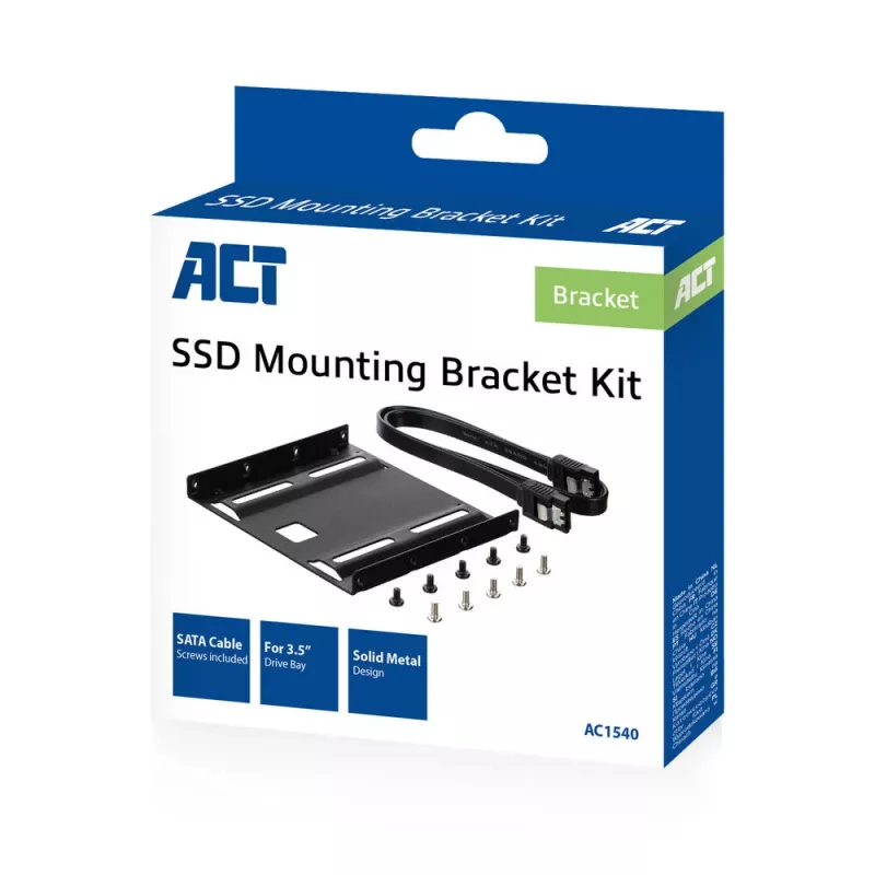 HDD mounting bracket ACT AC1540 Universal Metal 0.5m Cable